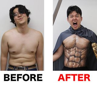 Illustration for article titled Shirtless Spartan Warrior Cosplay Made Easy!